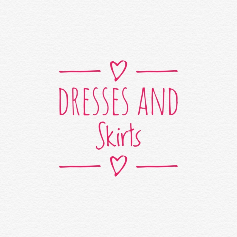 Dresses and skirts listed below